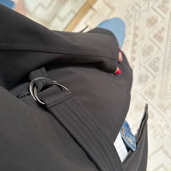 Metro x Kristen Blake Trench Coat Black M - Picture 9 of 11